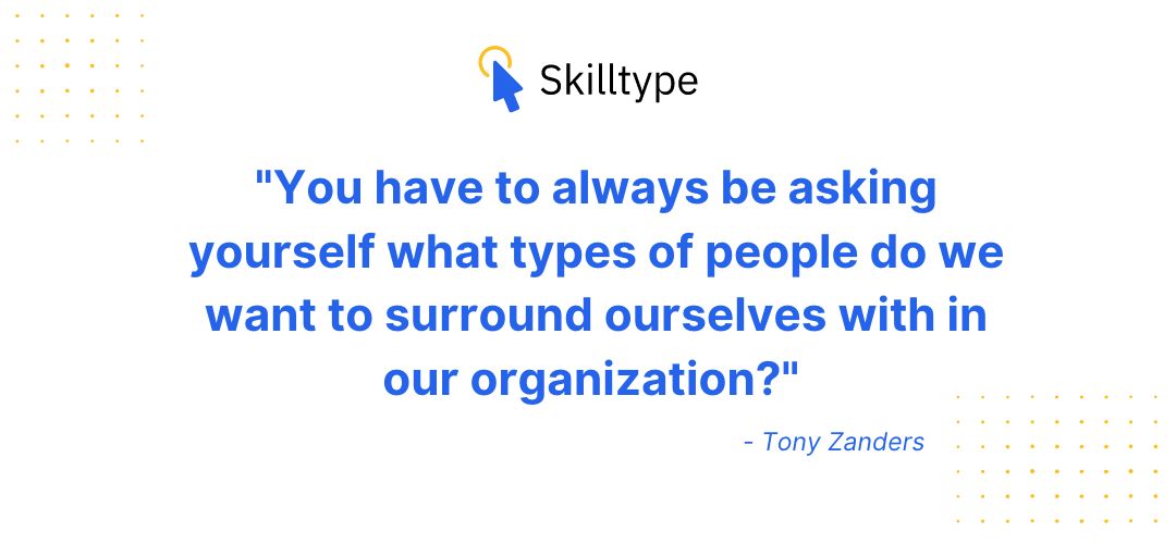 quote from Tony Zanders